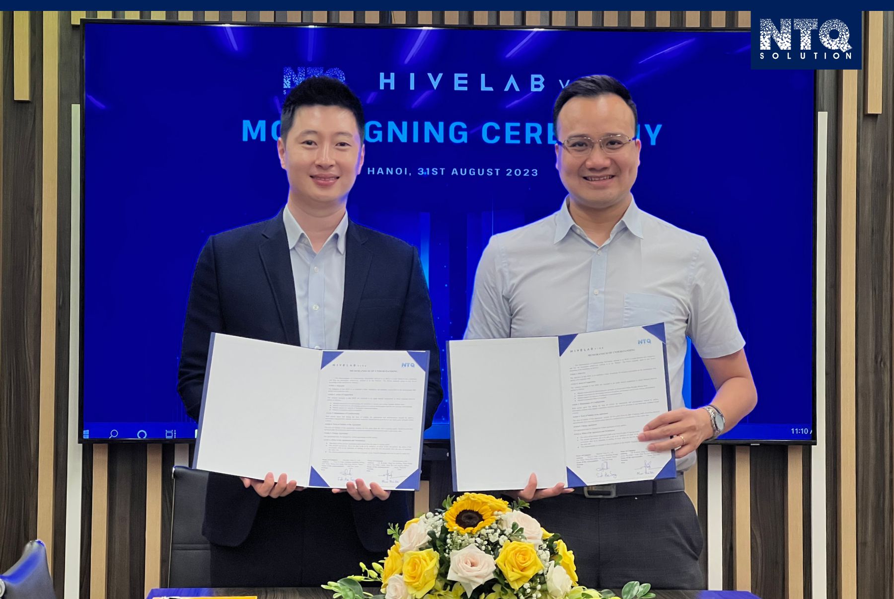 NTQ Solution To Sign MOU With Hivelab Vina To Develop Multimedia Design Solutions For Global Clients