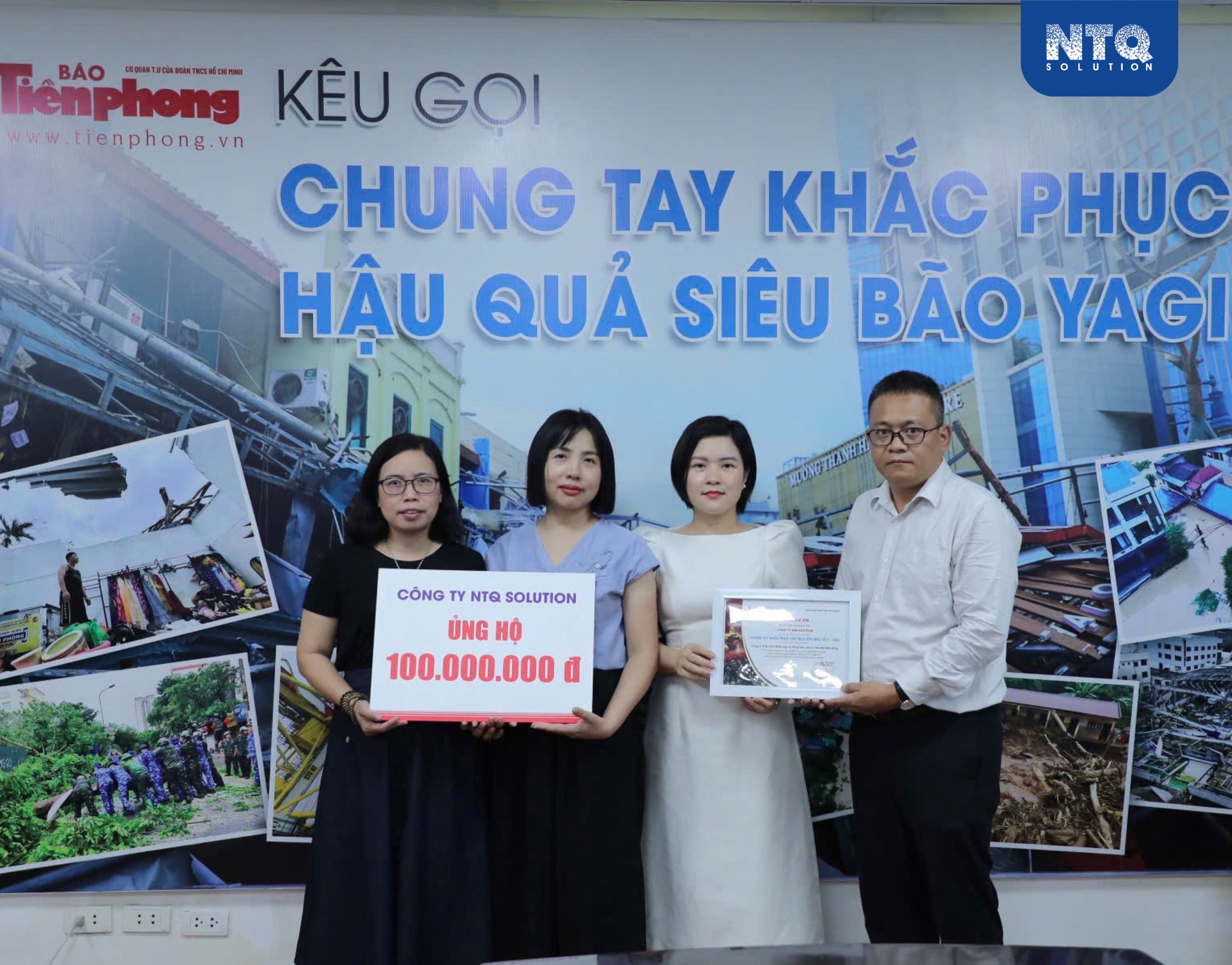 NTQ Solution’s Donation Has Reached The Areas Affected By Natural Disaster