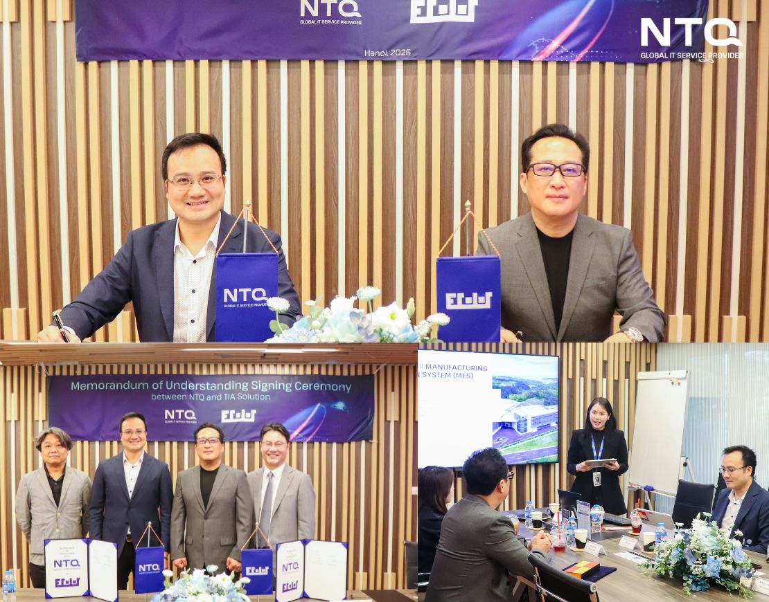 NTQ & TIA Solution to sign MoU in Leveraging Smart Factory Solutions