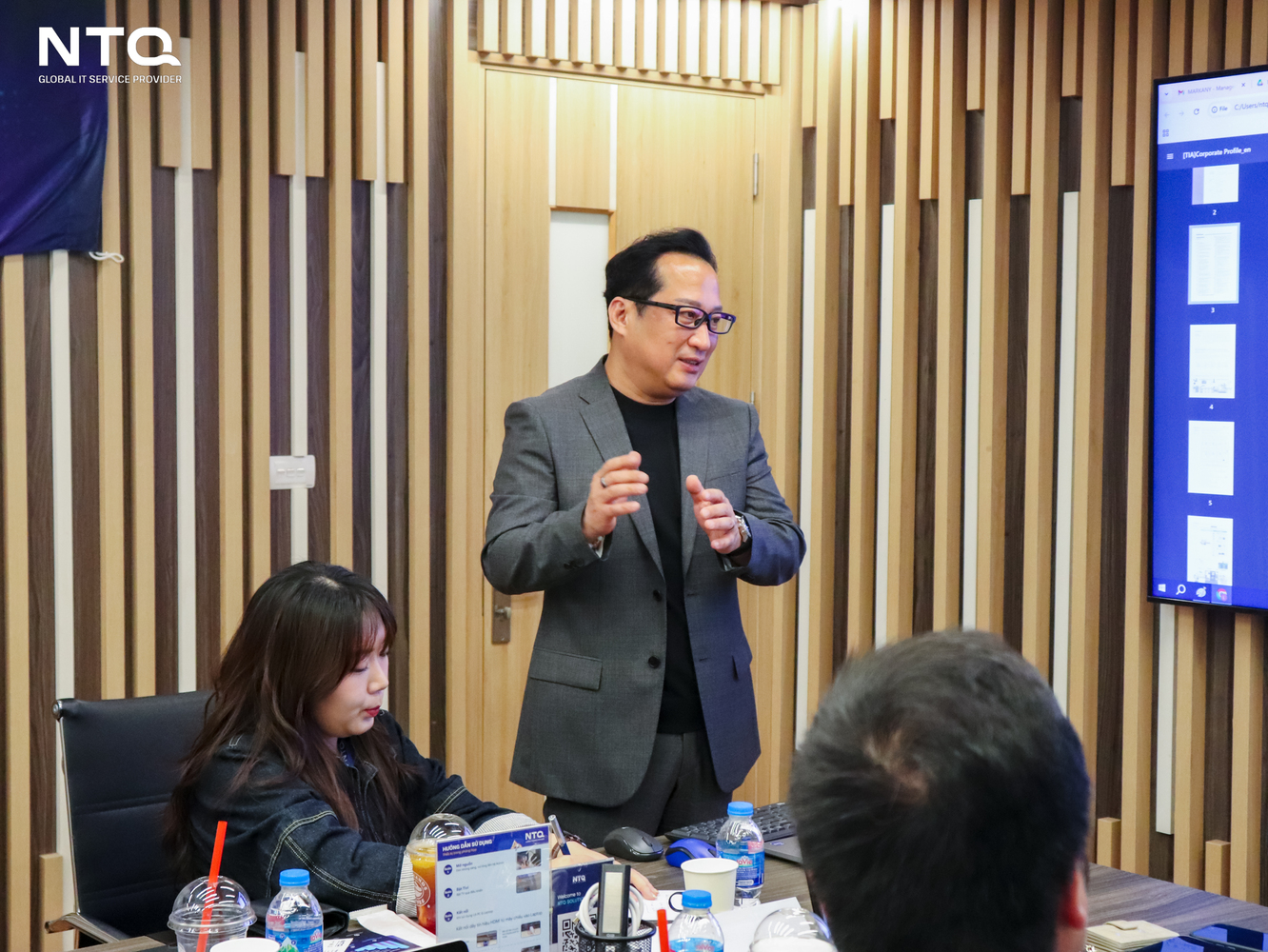 TIA Solution's Representative sharing about the partnership 