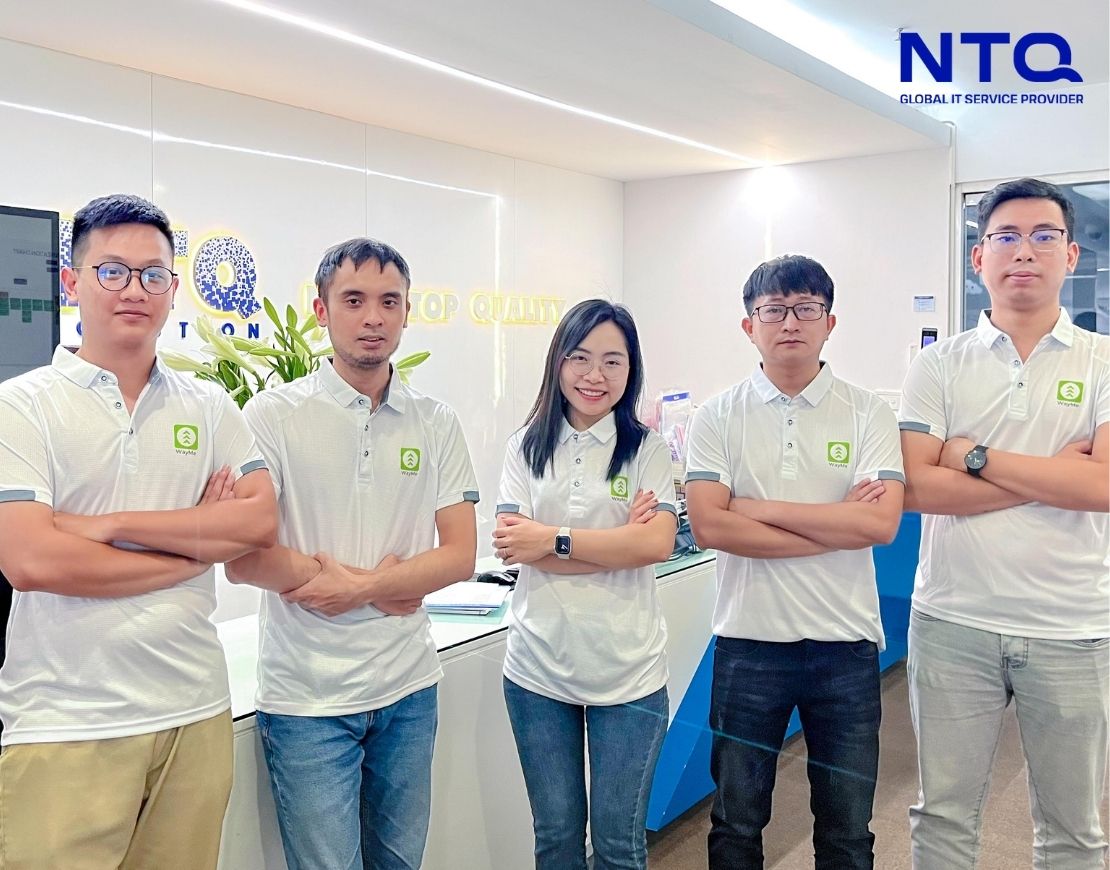 NTQ's uHey project team at the Hanoi headquarters