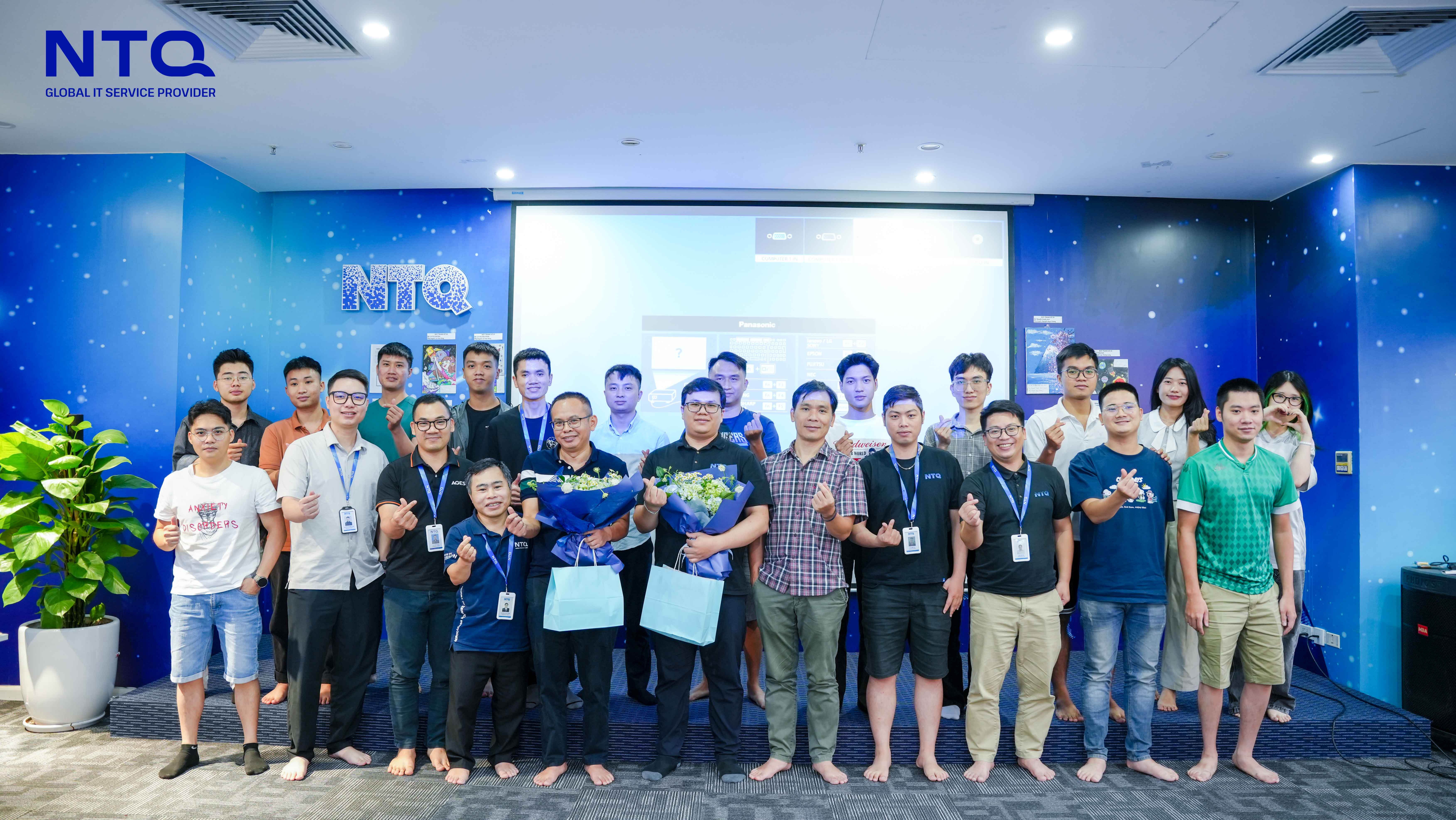 NTQ team at the workshop