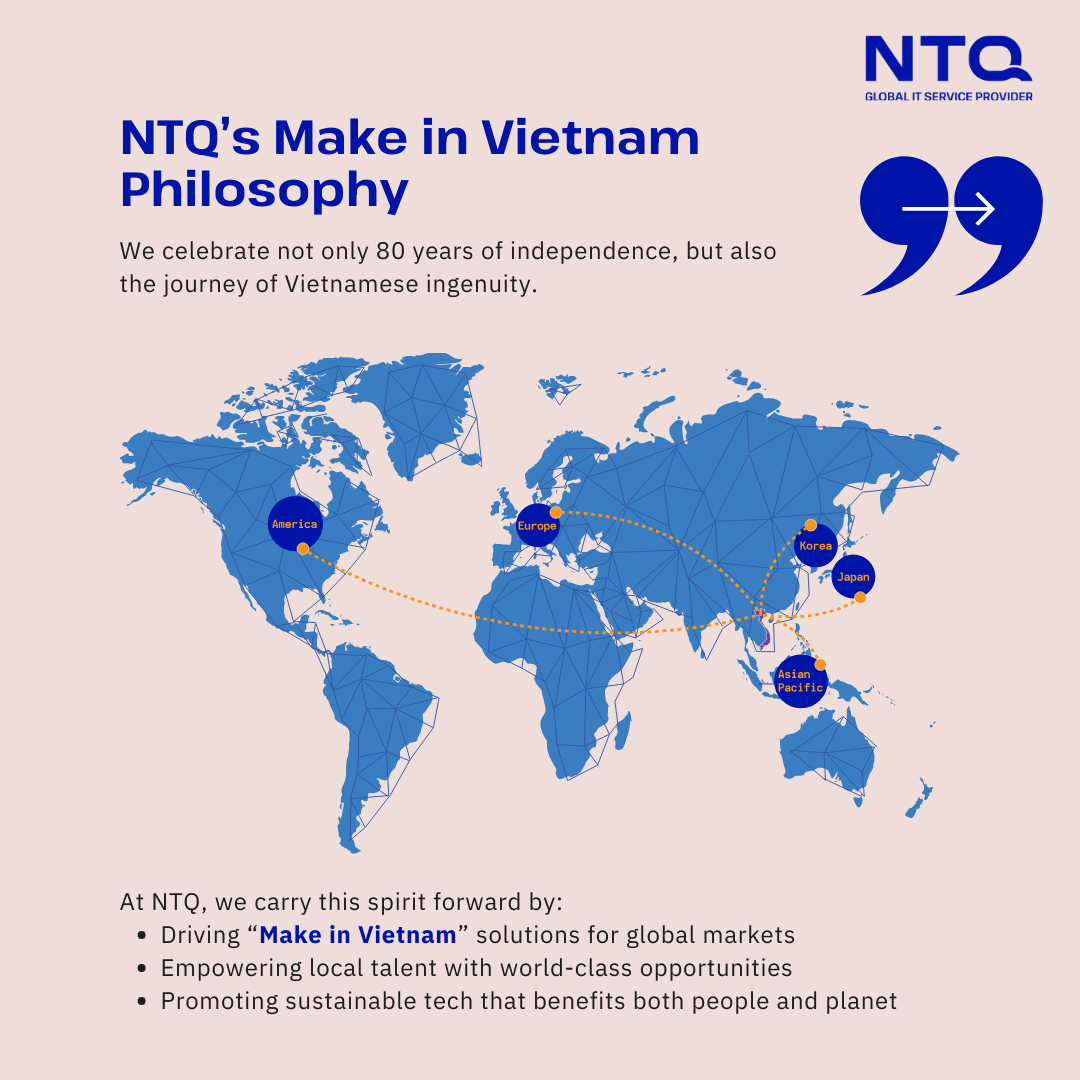 How NTQ implements the "Make in Vietnam" spirit in our solutions.