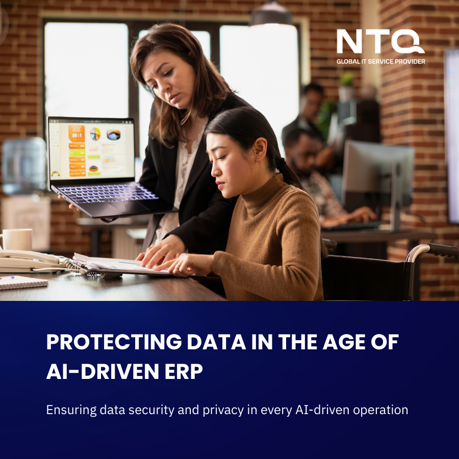 AI in ERP Systems: How does the ERP system ensure data security and privacy in AI operations?