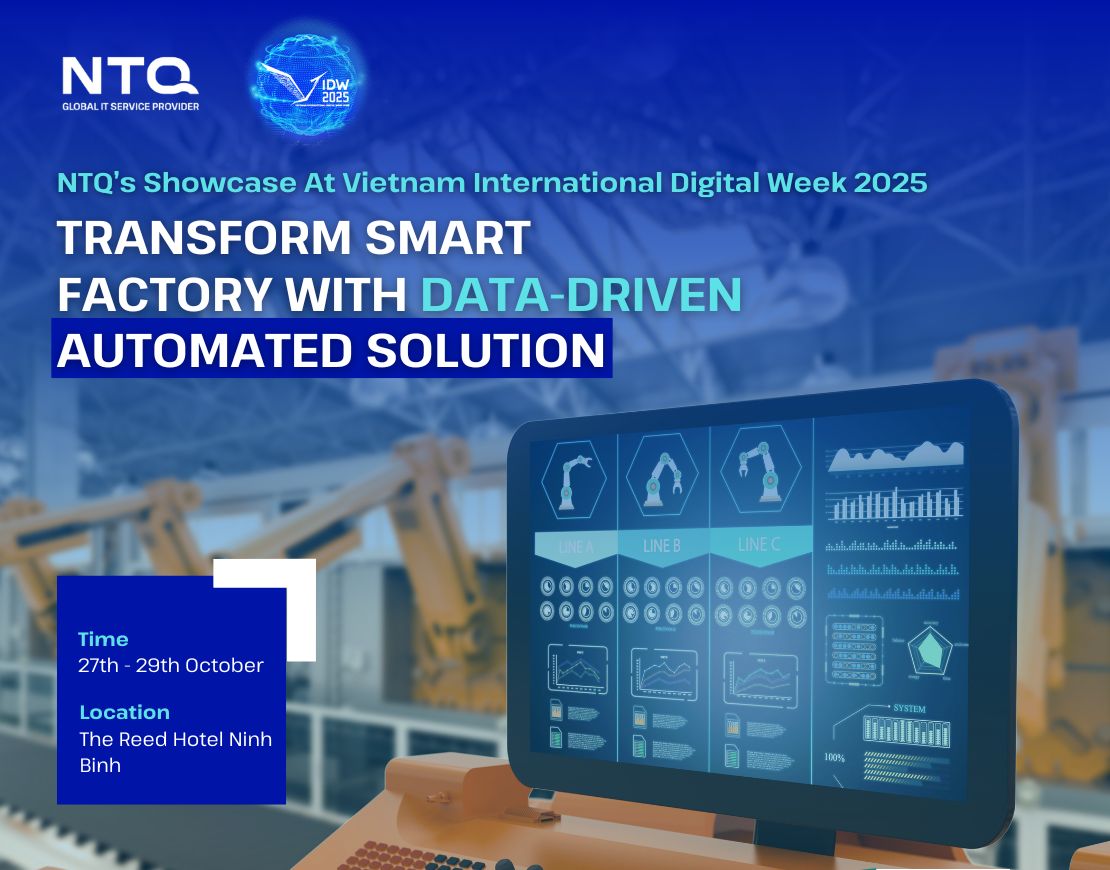 NTQ’s Showcase At VIDW 2025 – Transform Smart Factory With Data-driven Automated Solution