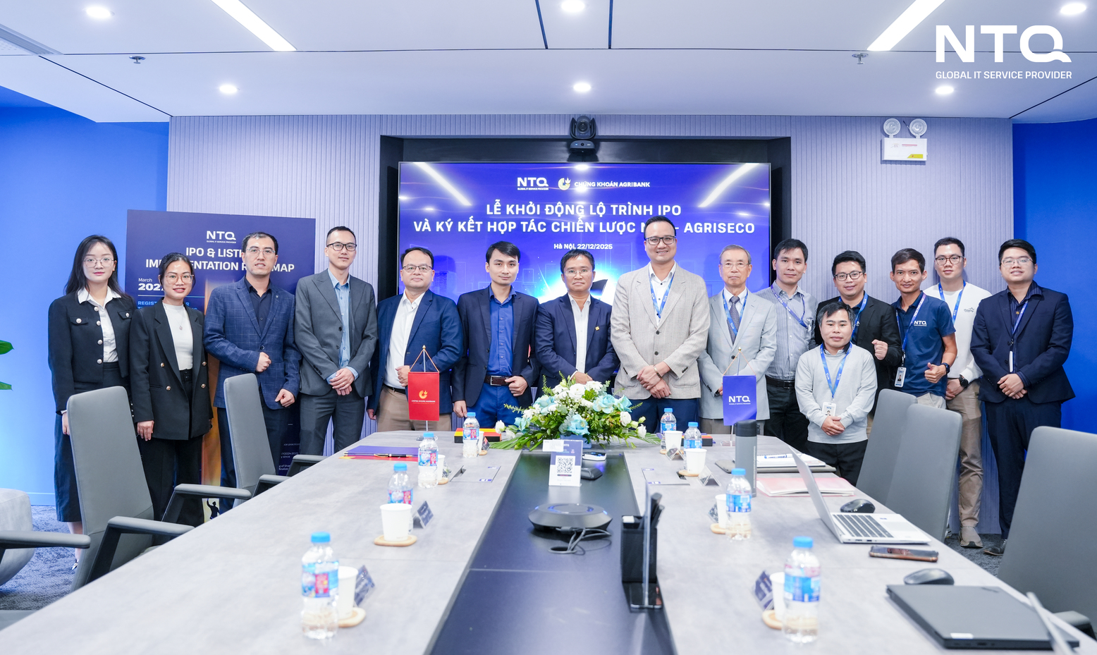 NTQ IPO Announcement Group Photo