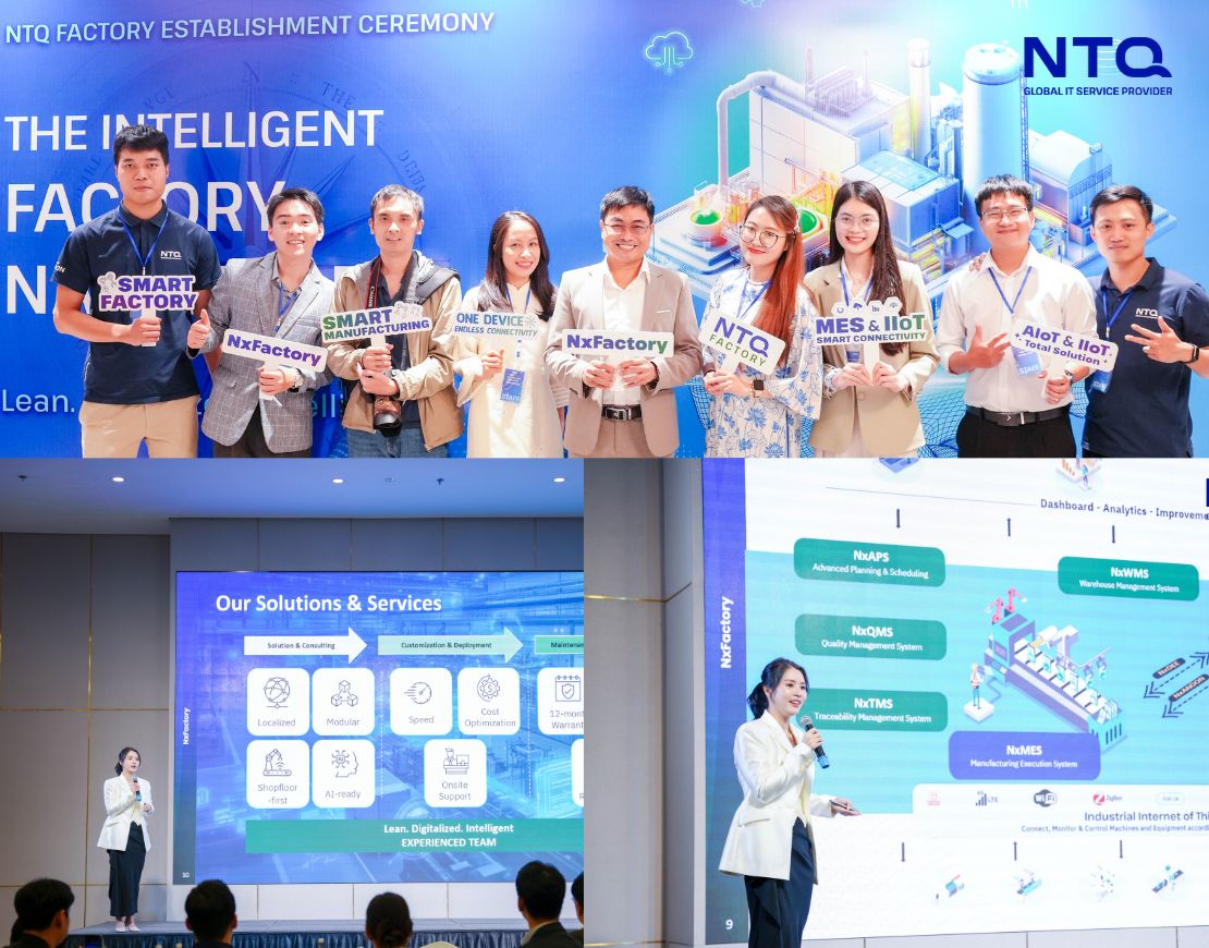 NTQ Announces NTQ Factory – Accelerate Smart Transformation in Vietnam’s Manufacturing Sector