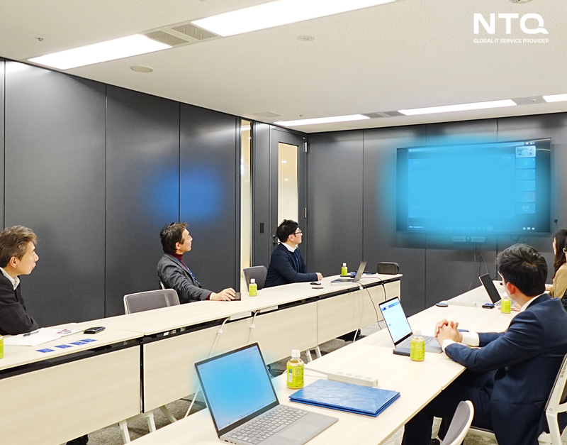 NTQ Japan & SDC at the discussion section about the future plan & collaboration opportunities. 