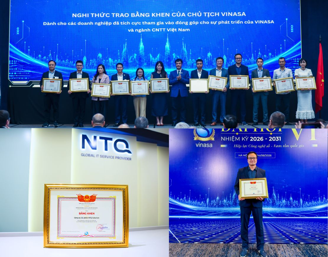 NTQ Granted Honor From VINASA For Outstanding Contribution To The Vietnam’s Digital Industry